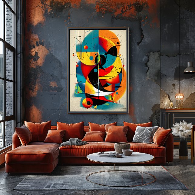 Solar Refrain – Mid-Century Bauhaus Flow Wall Art (Creator Uploaded)