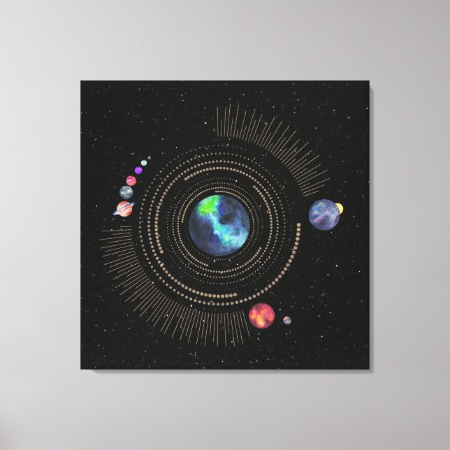 Solar Sistem  Canvas Print (Front)