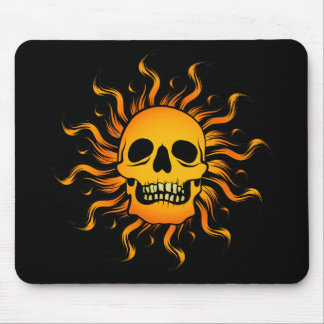 Solar Skull Mouse Pad