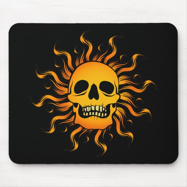 Solar Skull Mouse Pad (Front)