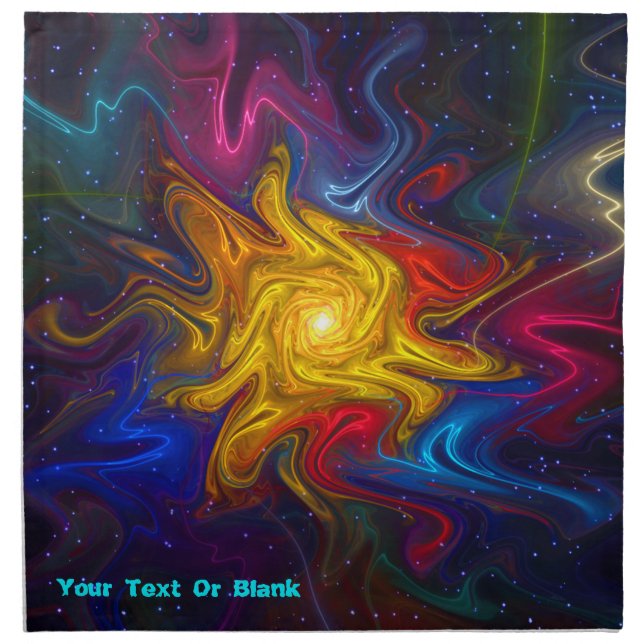 Solar Spectrum Cloth Napkin (Front)