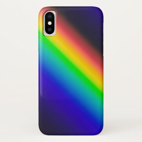 Solar Spectrum Diagonal iPhone X Case
