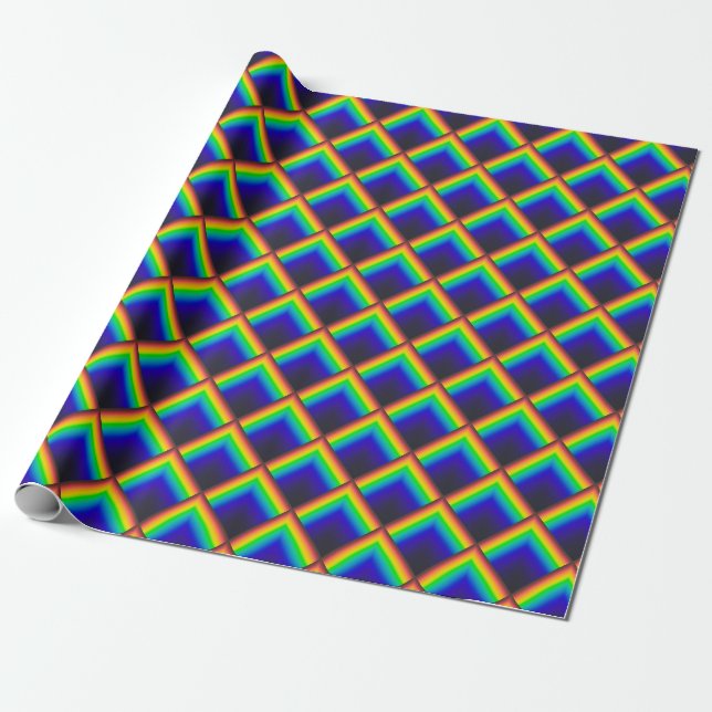 Solar spectrum scales wrapping paper (Unrolled)