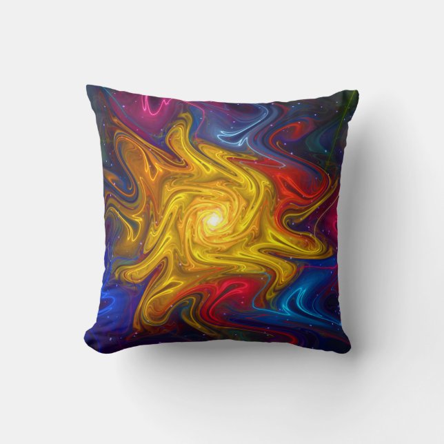 Solar Spectrum Throw Pillow (Front)