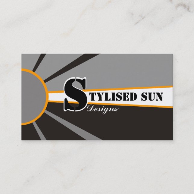 Solar/sun Energy/Power Alternative Sources Business Card (Front)