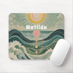 Solar Surge Personalized Mouse Pad