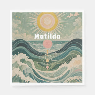 Solar Surge Personalized Napkins