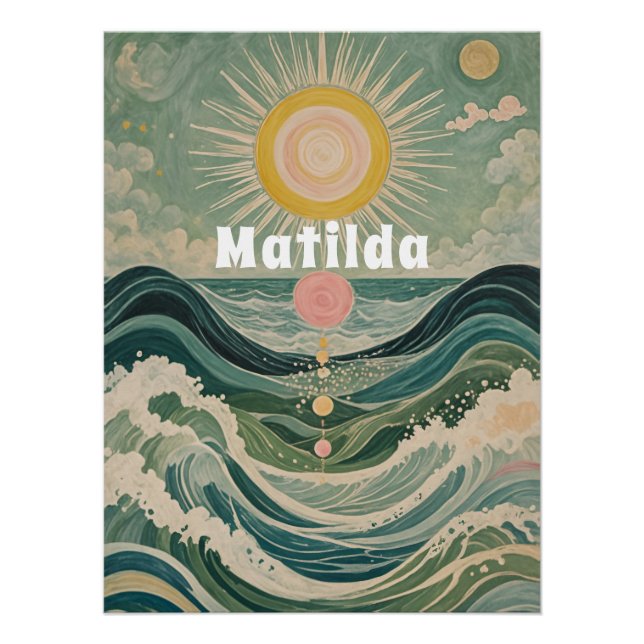 Solar Surge Personalized  Poster (Front)