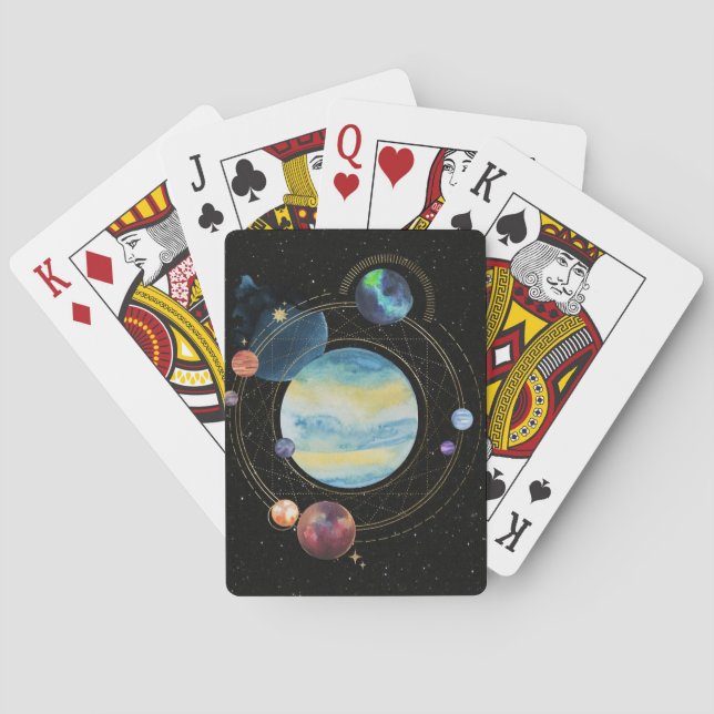 Solar System.1 Poker Cards (Back)