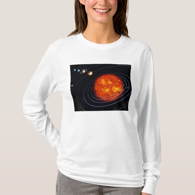 Solar System 8 T-Shirt (Front)