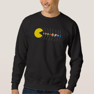 Solar System Astronauts Space Video Games Sweatshirt