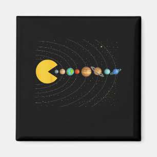 Solar System Astronomy Space Video Games Funny Gra Magnet