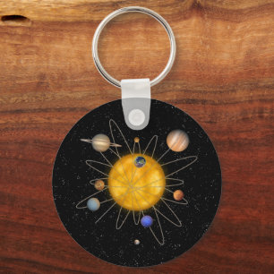 Solar System Atom - Keychain
