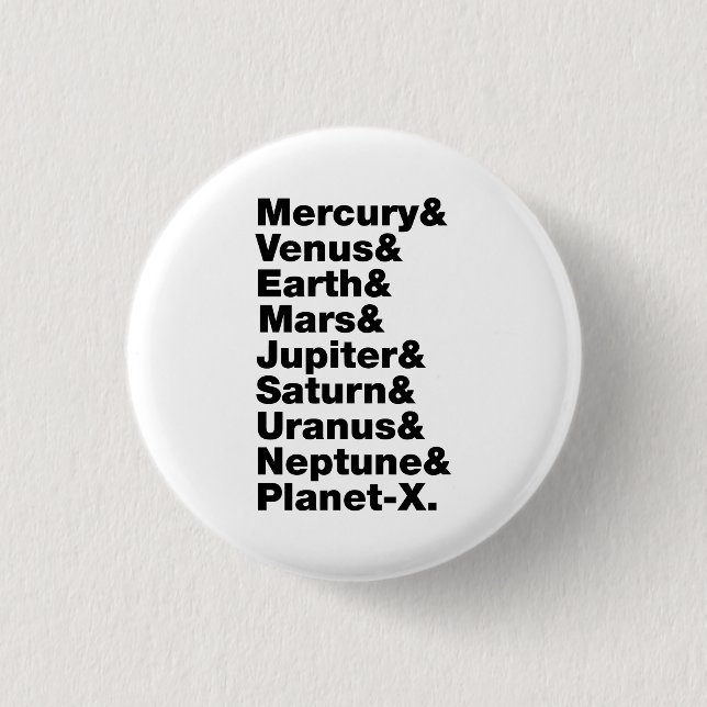 Solar System Button (Front)