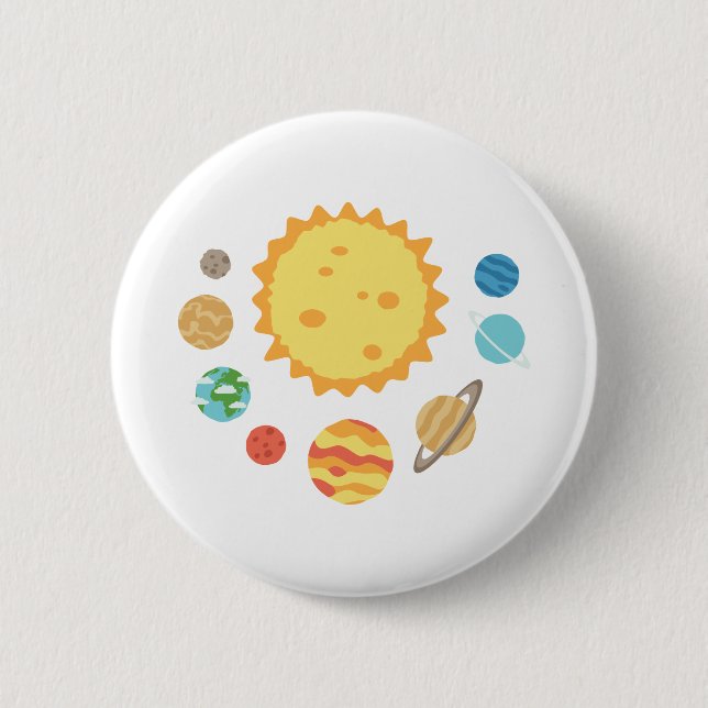 Solar System Button (Front)