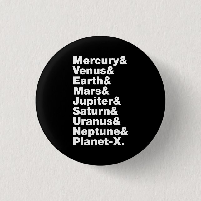 Solar System Button (Front)