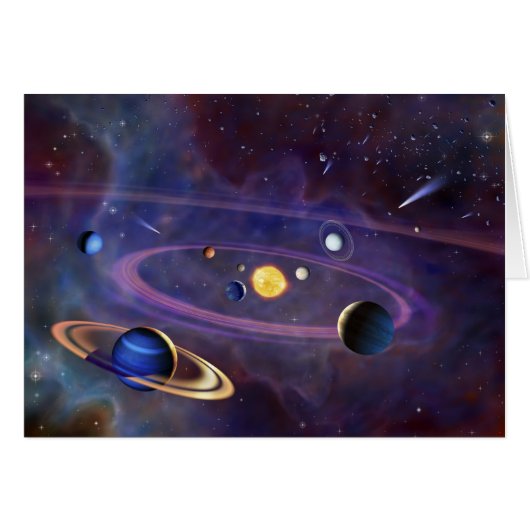Solar System Cards (Front Horizontal)