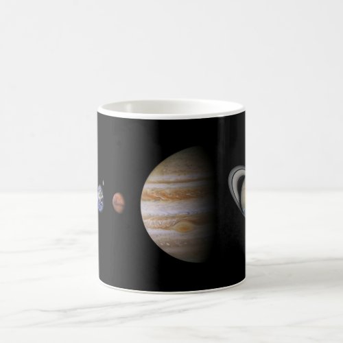 Solar system coffee mug