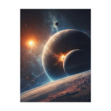 Solar System - Galaxy Postcard - Concept Art