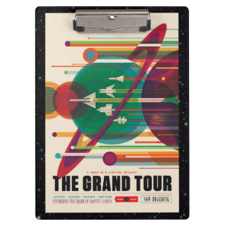 Solar System Grand Tour for space tourism Clipboard