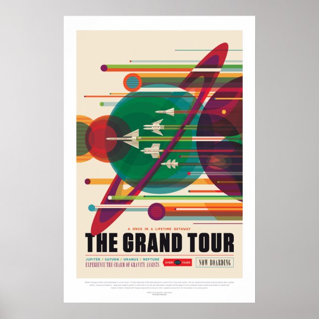 Solar System Grand Tour Poster (Front)