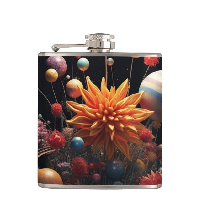 Solar System Hip Flask (Front)