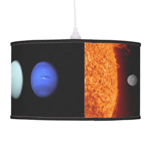 Solar System Inline Outer Space Model Lamp (Back)