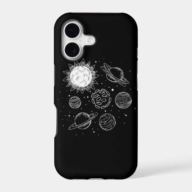 Solar System Iphone Case (Back)