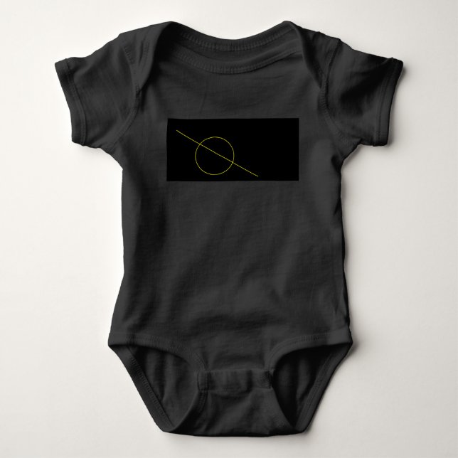 Solar system kids baby bodysuit (Front)