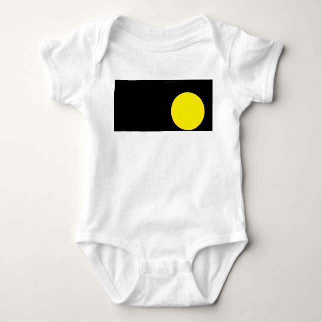 Solar system kids baby bodysuit (Front)