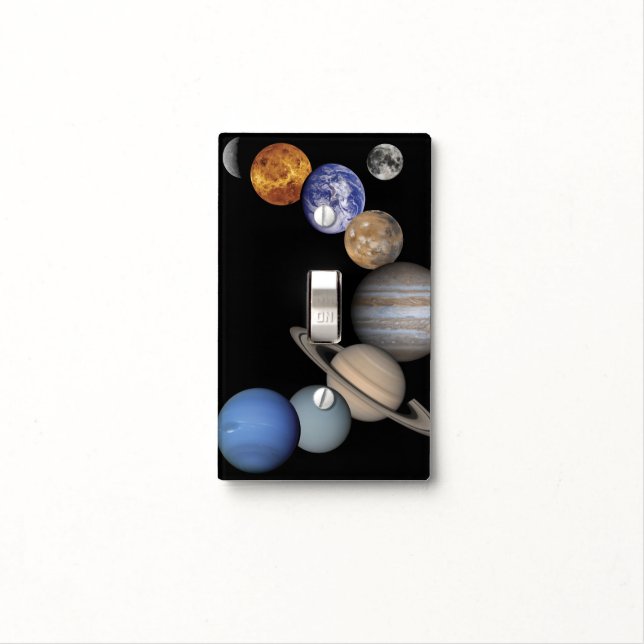 Solar System Light Switch Cover (In Situ)