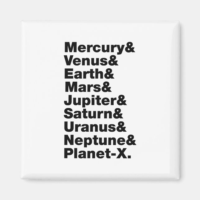 Solar System Magnet (Front)