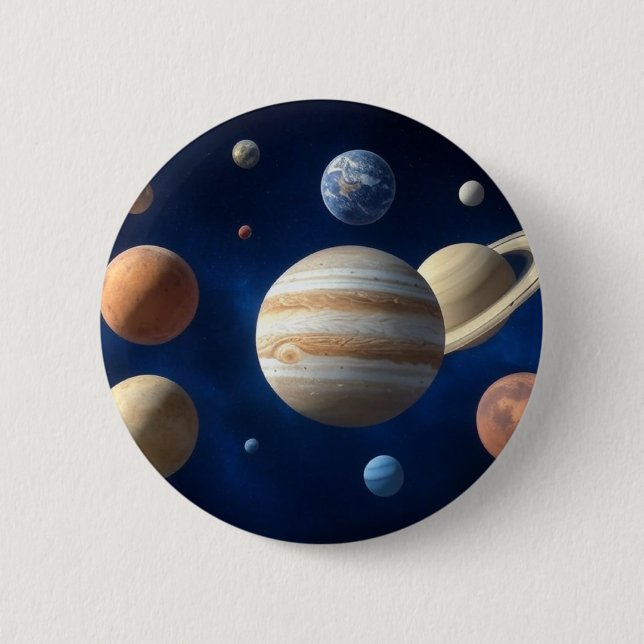 Solar System Montage Button (Front)