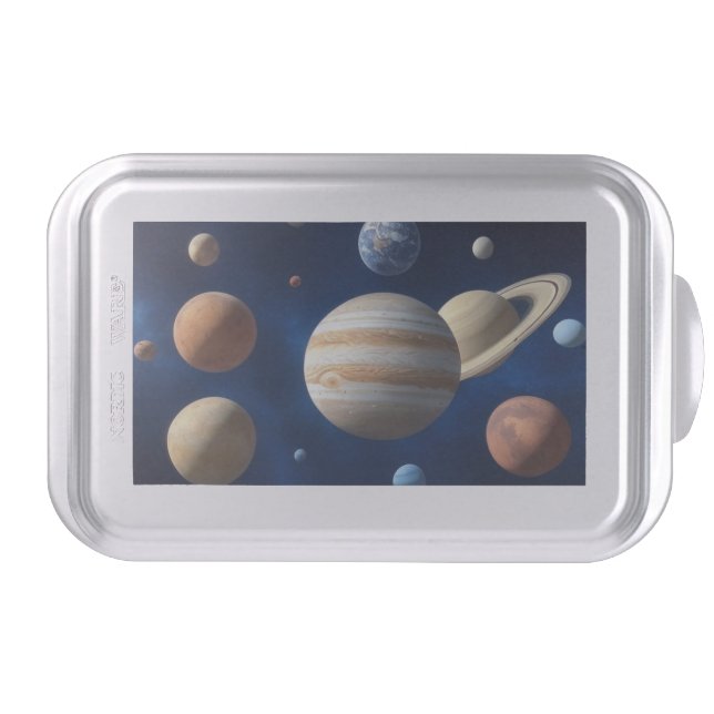 Solar System Montage Cake Pan (Front)