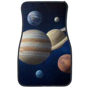 Solar System Montage Car Floor Mat