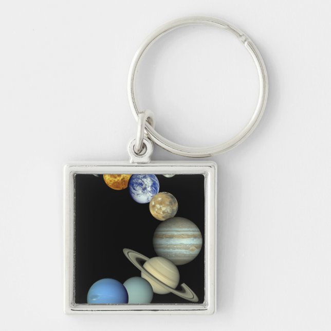 Solar System Montage Keychain (Front)