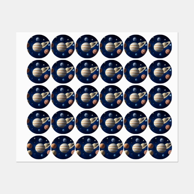 Solar System Montage Labels (Sheet)