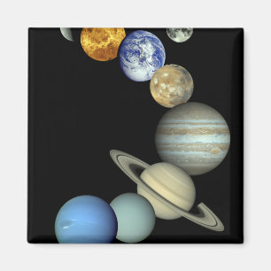 Solar System Montage Magnet