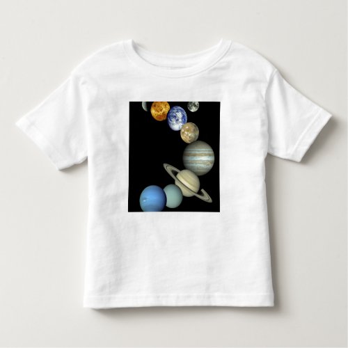 Solar System Montage Toddler T_shirt