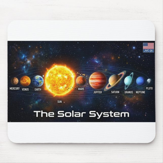 Solar system  mouse pad (Front)