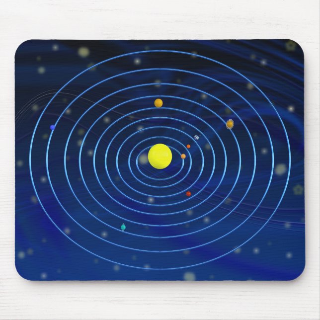 Solar System Mouse Pad (Front)