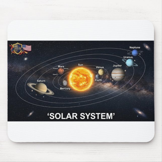 Solar system  mouse pad (Front)