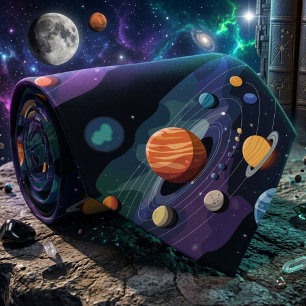Solar System Neck Tie