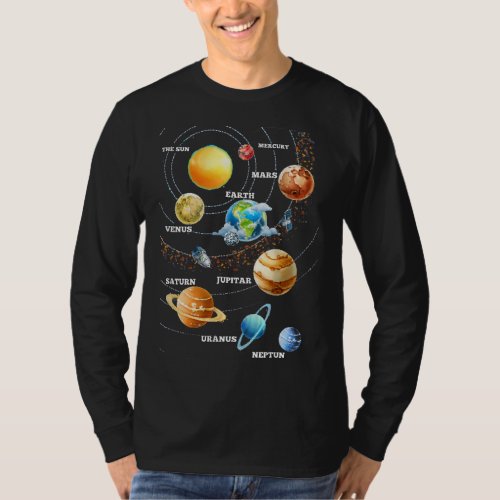 Solar System of Planets Science Shirts Family Gi T_Shirt