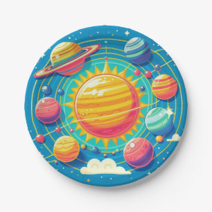 Solar System Paper Plates