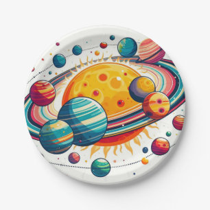 Solar System Paper Plates