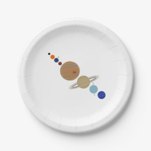 Solar System Paper Plates