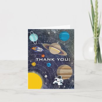 Solar System Party Thank You by LightinthePath at Zazzle