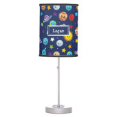 Solar System Pattern for Kids Table Lamp (Front)