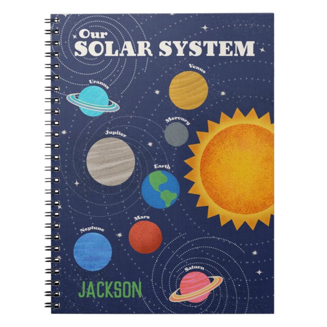 Solar System Personalized Notebook (Front)
